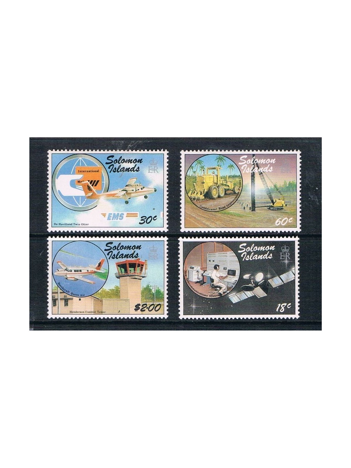 SOLOMON 1987 Transport & communication 4v MNH**