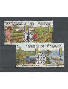 SOLOMON 1988 International Fund for Agricultural Development 4v MNH**