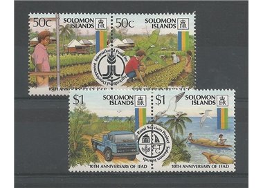 SOLOMON 1988 International Fund for Agricultural Development 4v MNH**