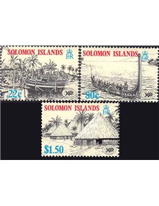 SOLOMON 1988 Expo 88 3v MNH**