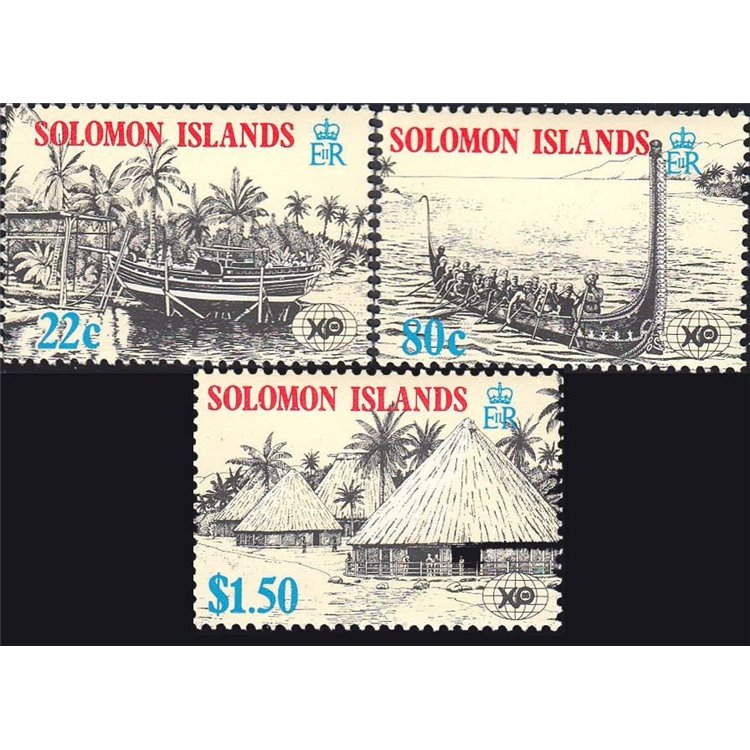 SOLOMON 1988 Expo 88 3v MNH**