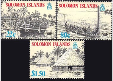 SOLOMON 1988 Expo 88 3v MNH**