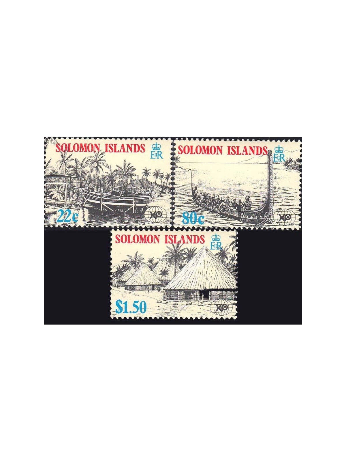 SOLOMON 1988 Expo 88 3v MNH**