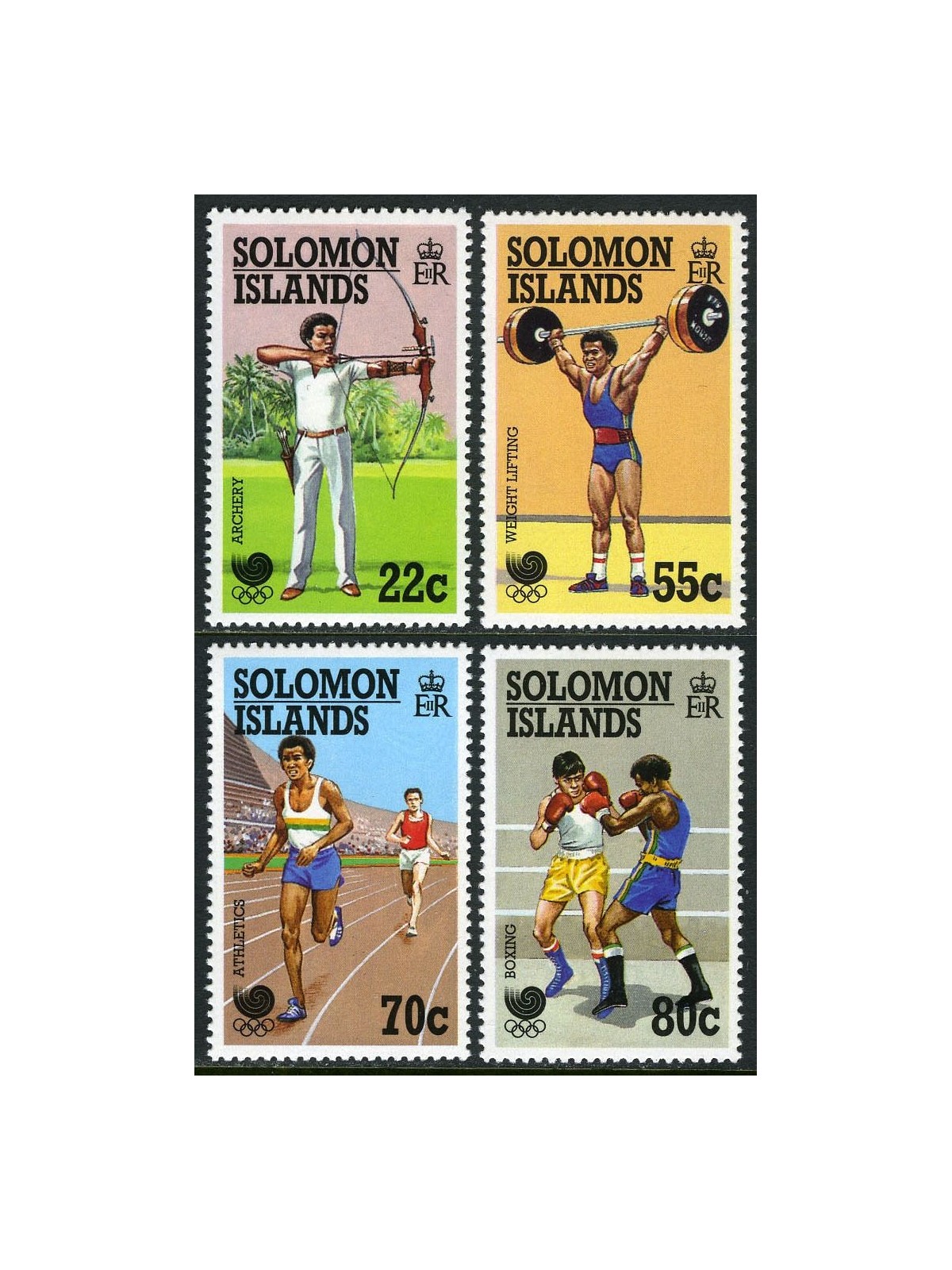 SOLOMON 1988 Olympic Games Seoul 4v MNH**