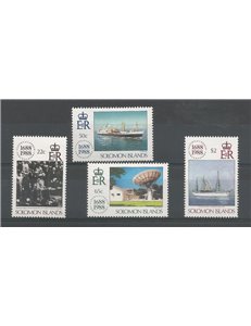 SOLOMON 1988 300 years Lloyds 4v MNH**