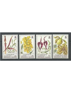 SOLOMON 1988 Orchids 4v MNH**