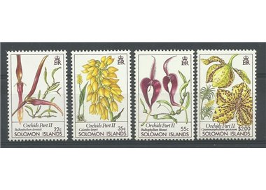 SOLOMON 1988 Orchids 4v MNH**