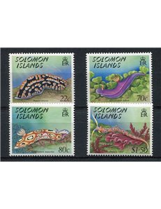 SOLOMON 1989 Sea life 4v MNH**