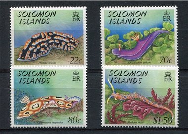 SOLOMON 1989 Sea life 4v MNH**