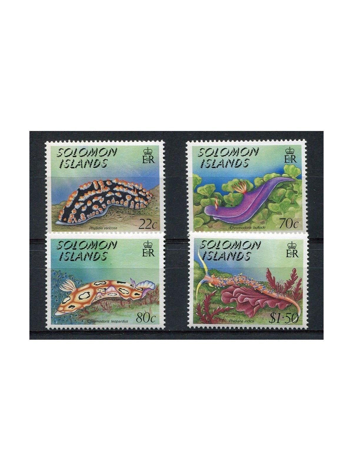 SOLOMON 1989 Sea life 4v MNH**