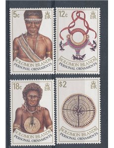 SOLOMON 1990 Jewelry 4v MNH**