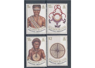 SOLOMON 1990 Jewelry 4v MNH**