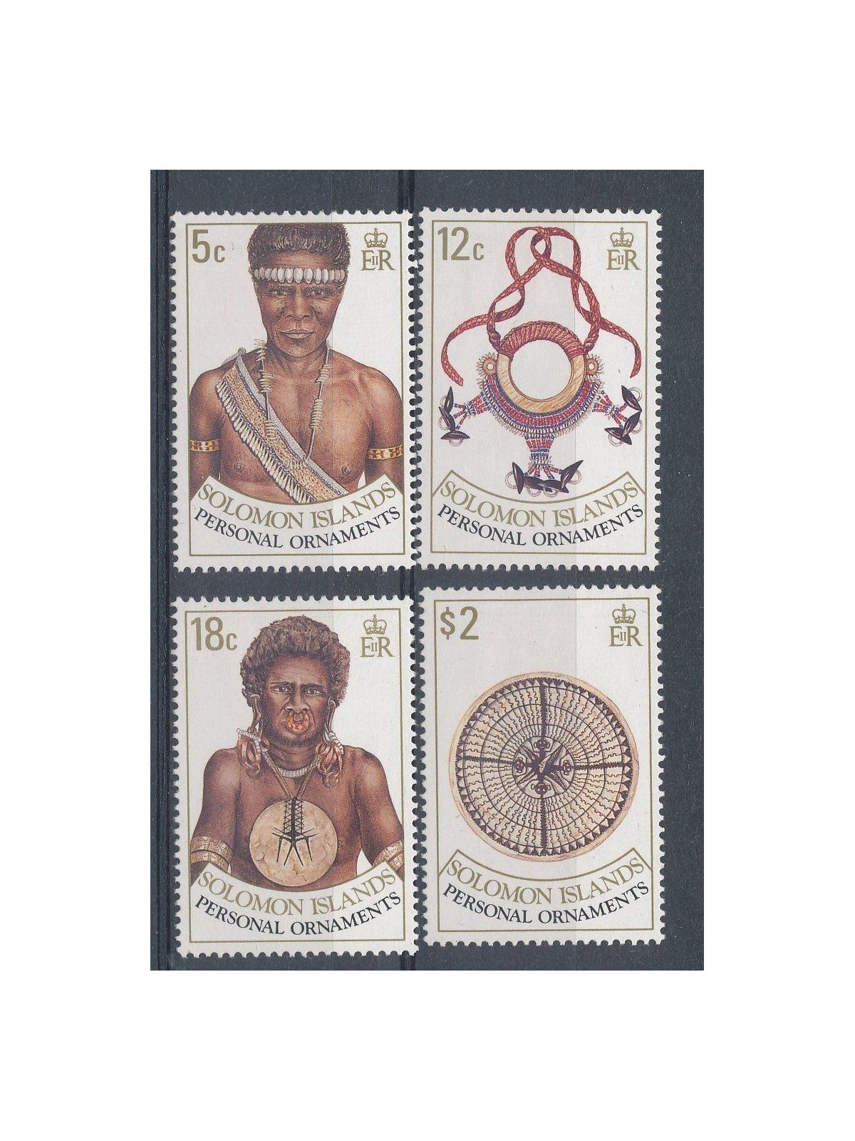 SOLOMON 1990 Jewelry 4v MNH**