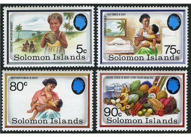 SOLOMON 1991 Health care 4v MNH**