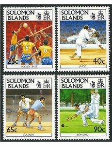 SOLOMON 1991 South Pacific games 4v MNH**