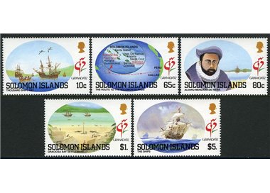SOLOMON 1992 Granada 92 5v MNH**