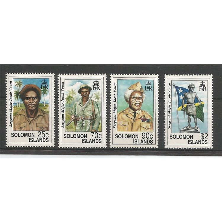 SOLOMON 1992 Jacob Vouza 4v MNH**