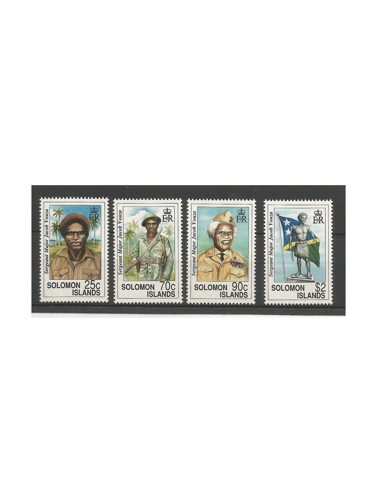 SOLOMON 1992 Jacob Vouza 4v MNH**