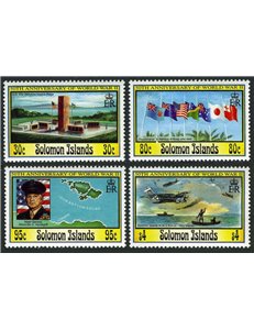 SOLOMON 1993 World War II 4v MNH**