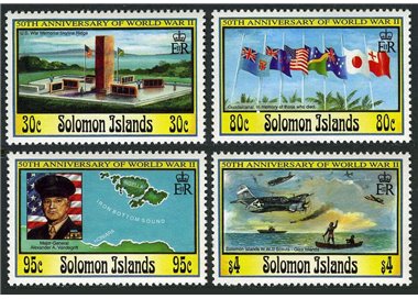 SOLOMON 1993 World War II 4v MNH**