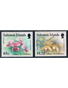 SOLOMON 1993 Indopex 2v MNH**