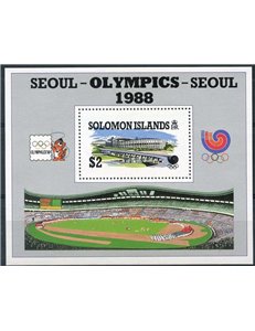 SOLOMON 1988 Olympic Games Seoul 1 s/s MNH**