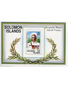 SOLOMON 1992 Jacob Vouza 1 s/s MNH**