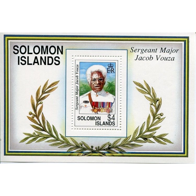 SOLOMON 1992 Jacob Vouza 1 s/s MNH**