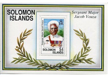 SOLOMON 1992 Jacob Vouza 1 s/s MNH**