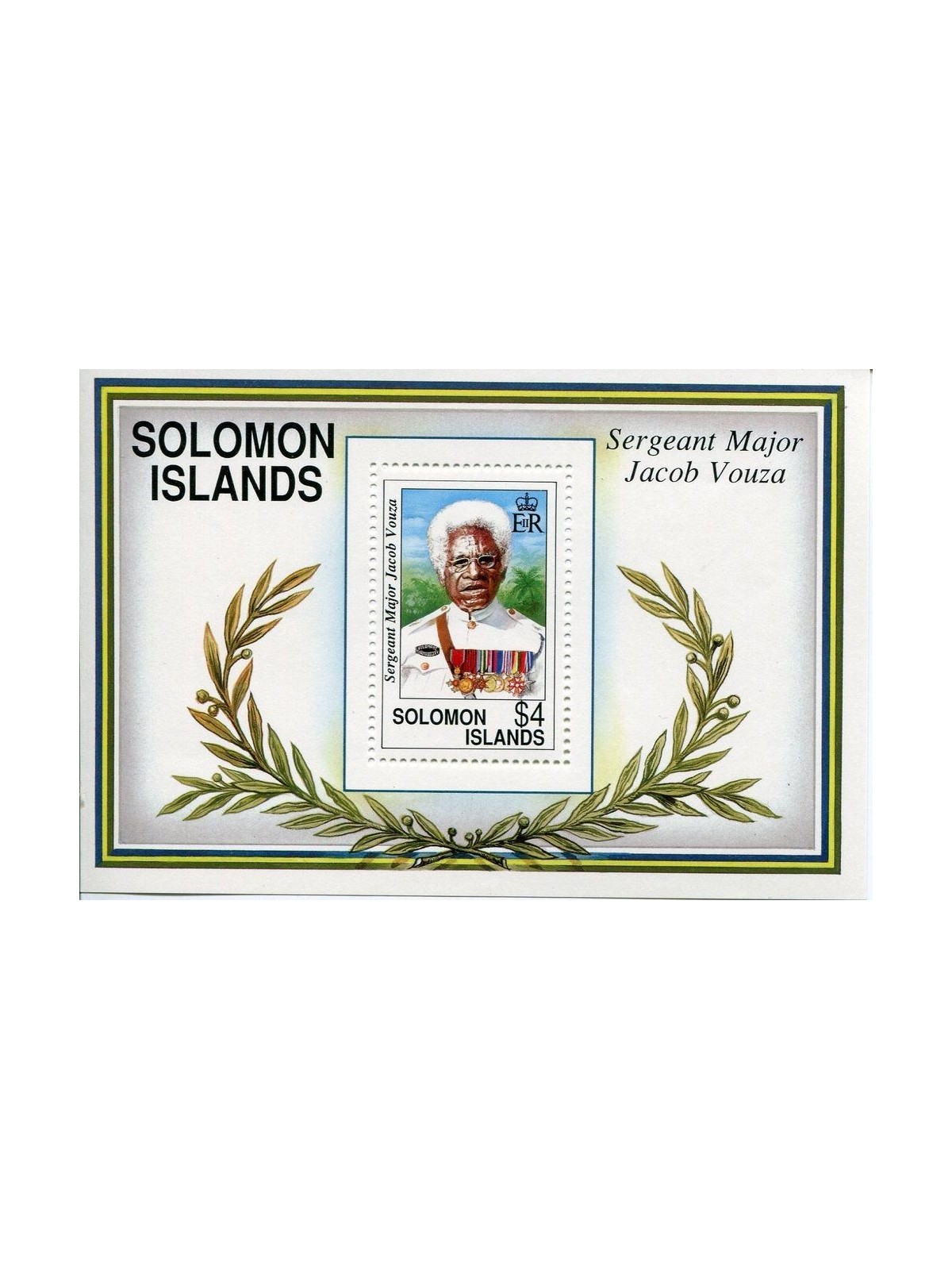 SOLOMON 1992 Jacob Vouza 1 s/s MNH**