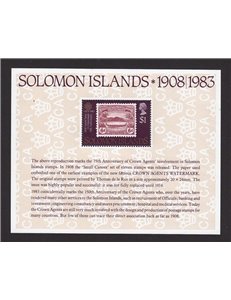 SOLOMON 1983 Anno delle comunicazioni  BF MNH**