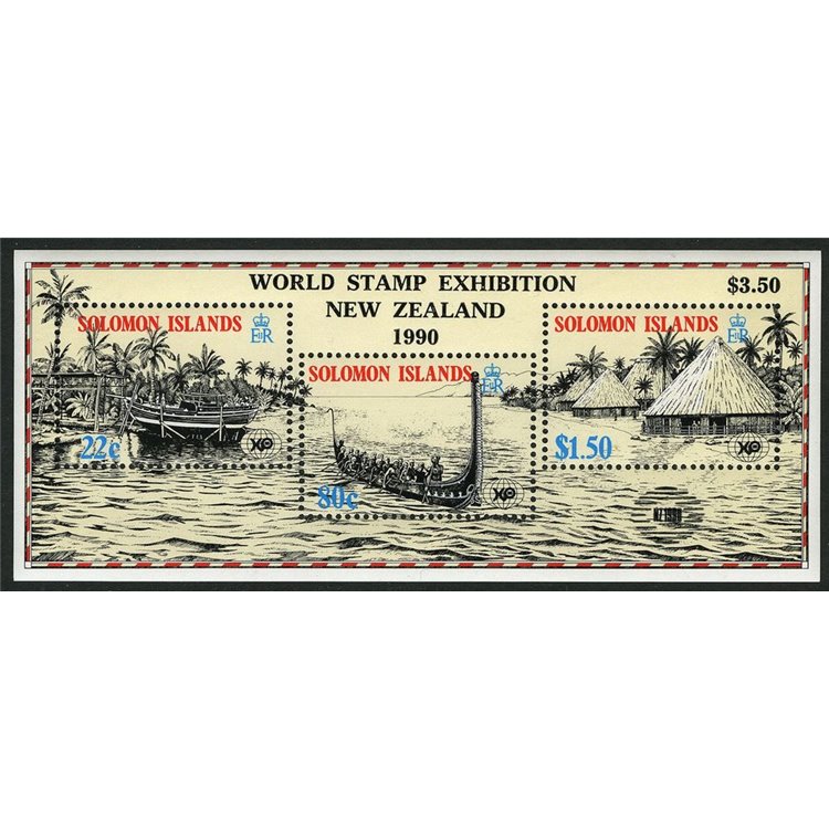 SOLOMON 1988 Expo 88 1 BF MNH**