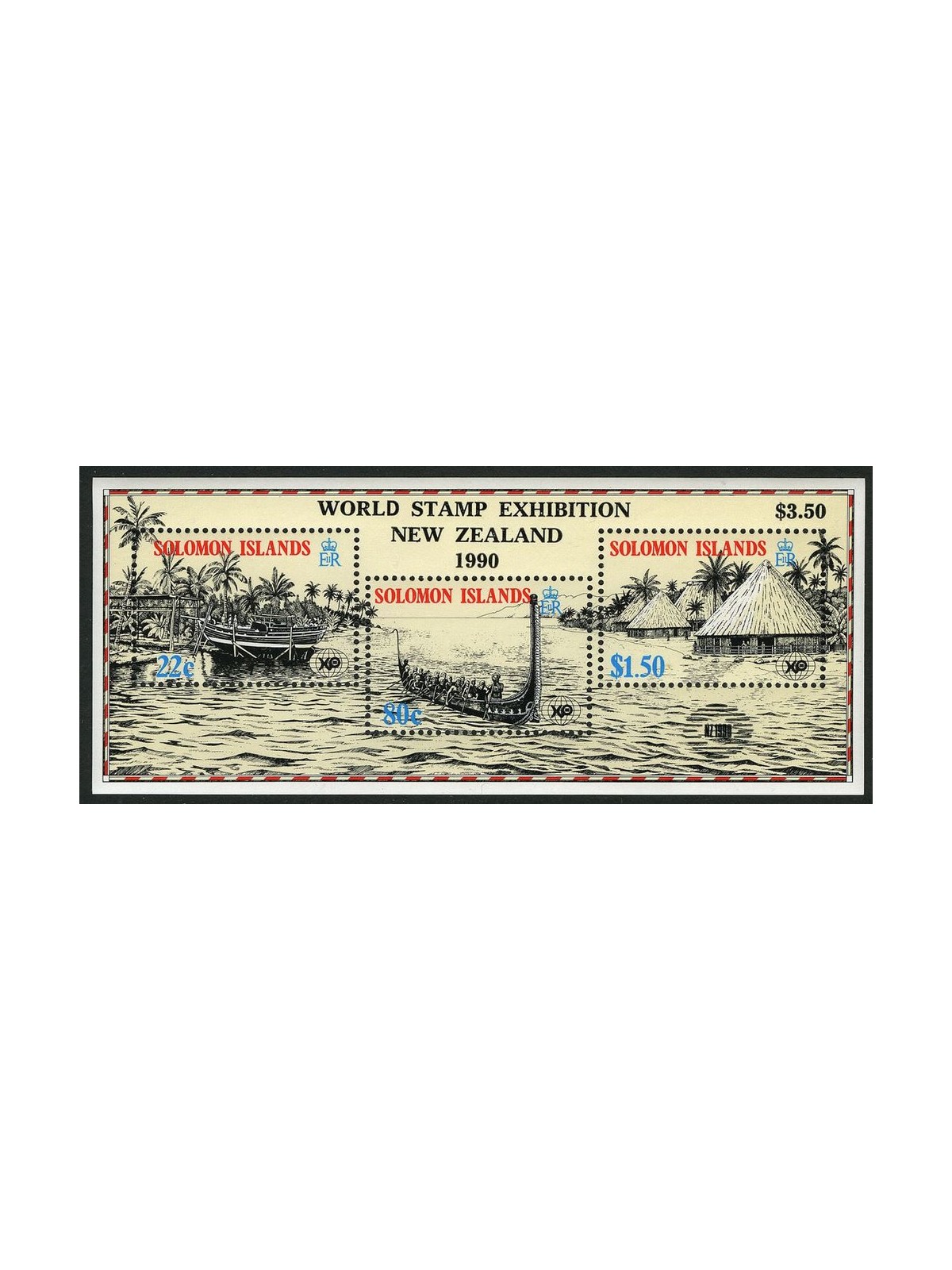 SOLOMON 1988 Expo 88 1 BF MNH**