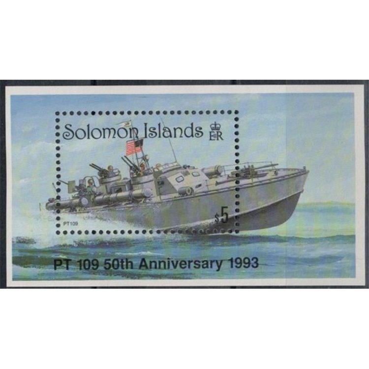 SOLOMON 1993 Sinking of USS PT 109 1 BF MNH**