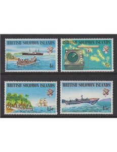 SOLOMON 1974 Ships & navigation 4v MNH**