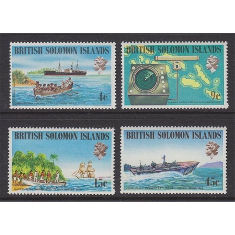 SOLOMON 1974 Ships & navigation 4v MNH**
