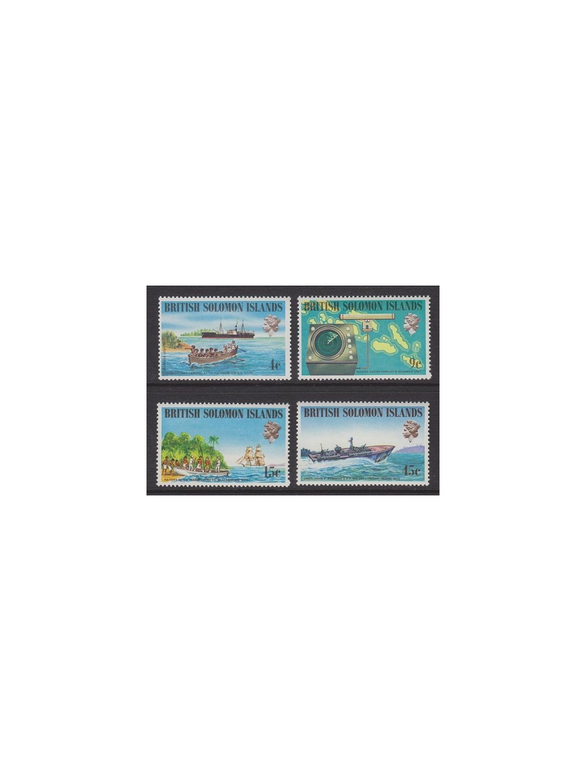 SOLOMON 1974 Ships & navigation 4v MNH**