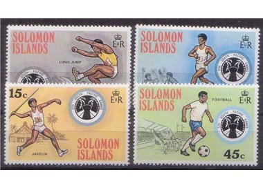 SOLOMON 1975 South Pacific games 4v MNH**