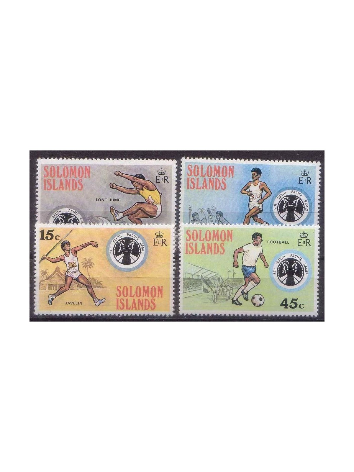 SOLOMON 1975 South Pacific games 4v MNH**