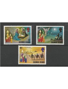 SOLOMON 1975 Christmas 3v MNH**