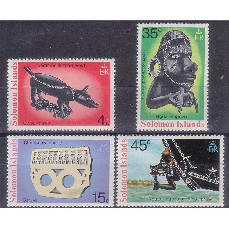 SOLOMON 1976 Handicrafts 4v MNH**