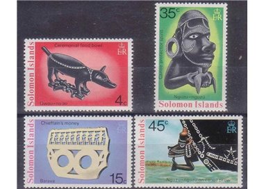 SOLOMON 1976 Handicrafts 4v MNH**