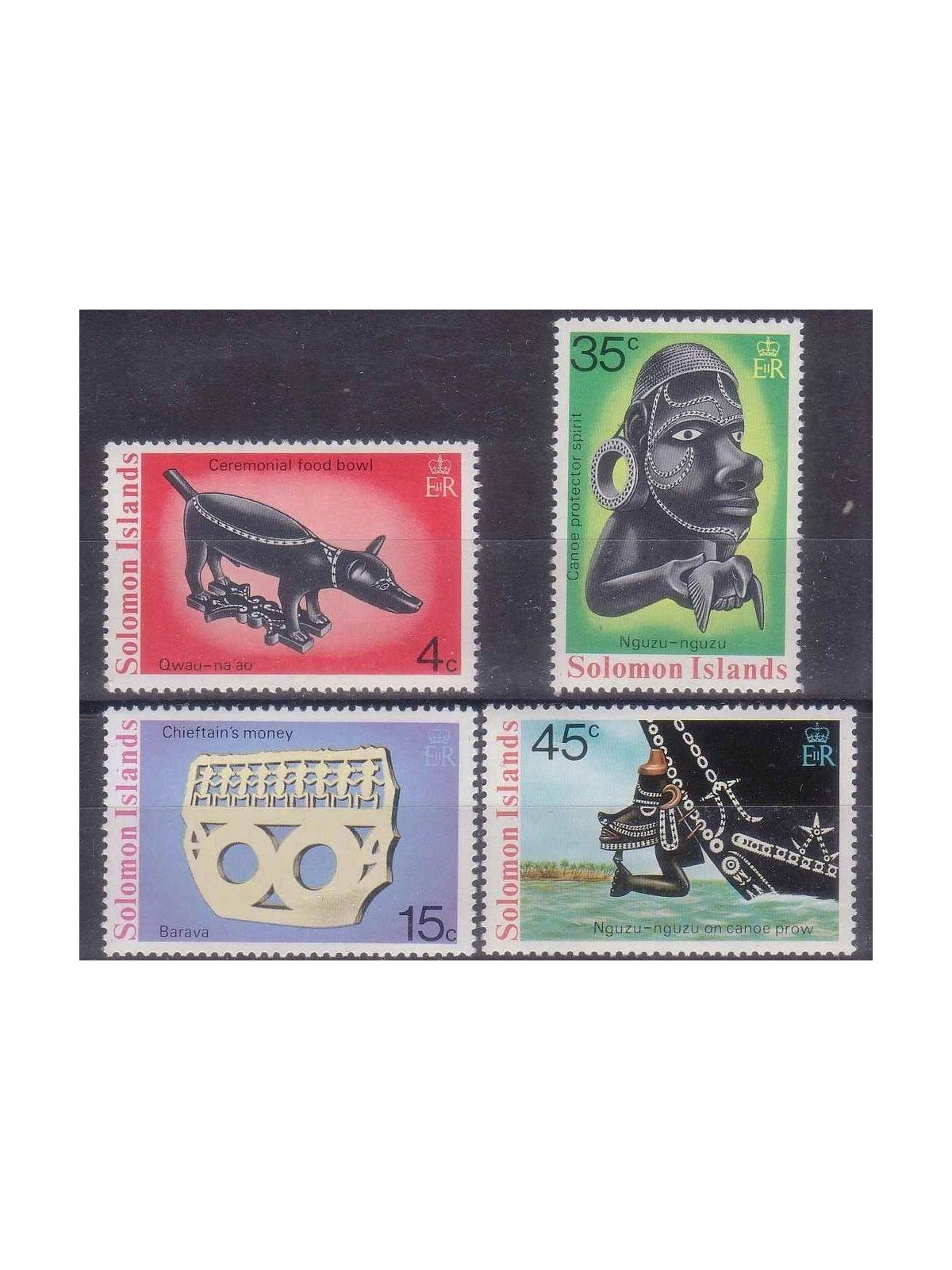 SOLOMON 1976 Handicrafts 4v MNH**