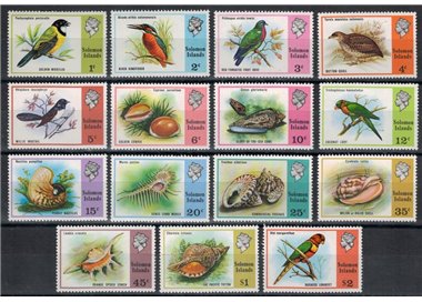 SOLOMON 1976 Ordinary series 15v MNH**