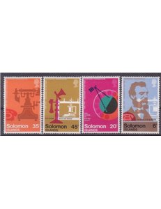 SOLOMON 1976 Telephone centenary 4v MNH**