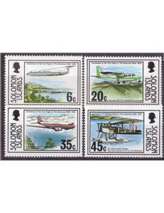 SOLOMON 1976 Aeroplanes 4v MNH**