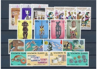 SOLOMON 1977 Complete Yearset 19v MNH**