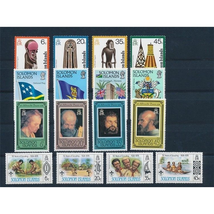 SOLOMON 1978 Complete Yearset 16v MNH**