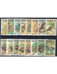 SOLOMON 1979 Complete Yearset 35v + 2BF MNH**