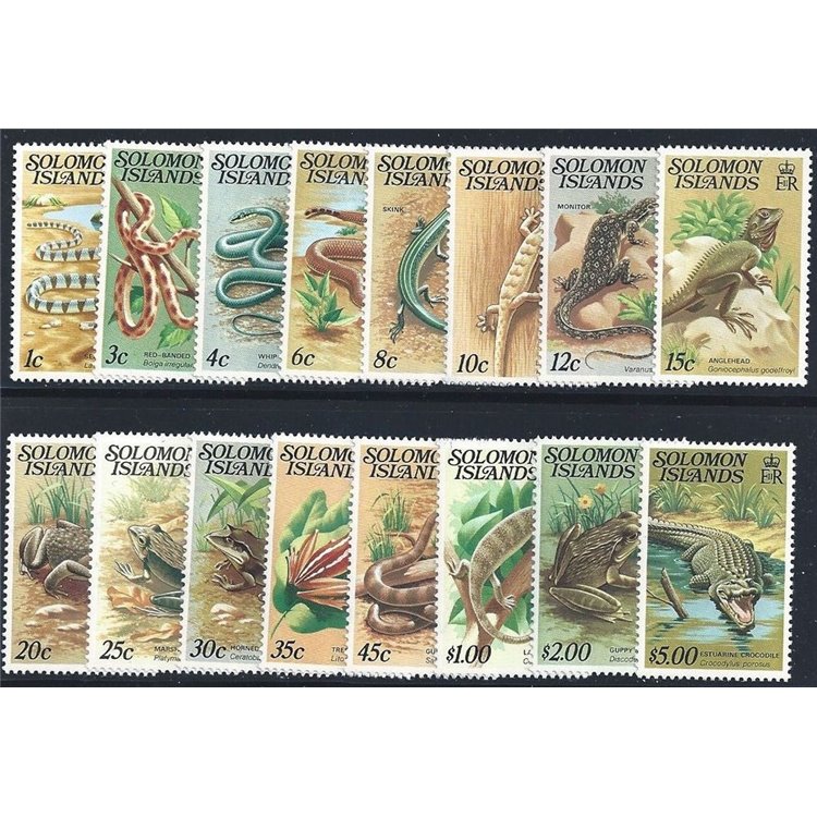 SOLOMON 1979 Complete Yearset 35v + 2BF MNH**